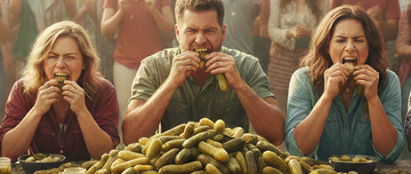 Pickle Eating & Brine Drinking Contest